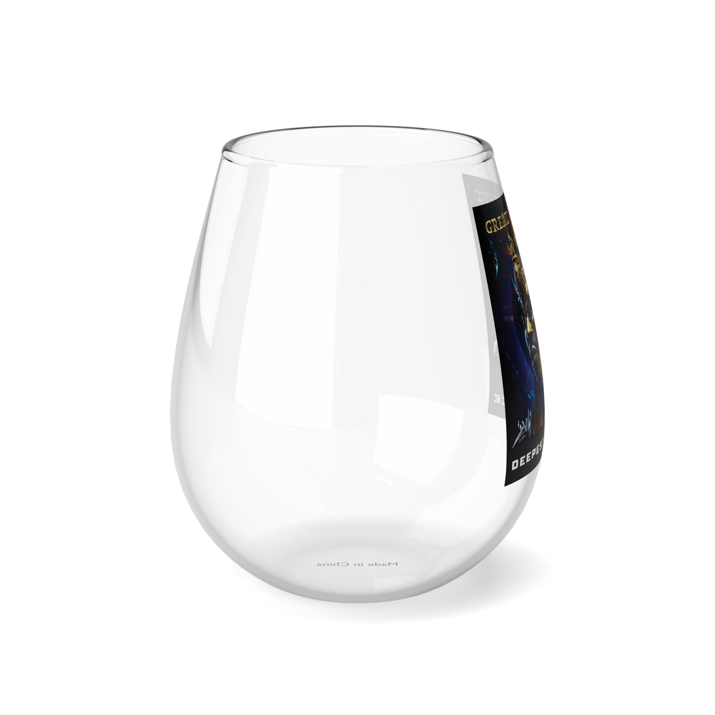 KMT LIMITED EDITION Stemless Wine Glass, 11.75oz