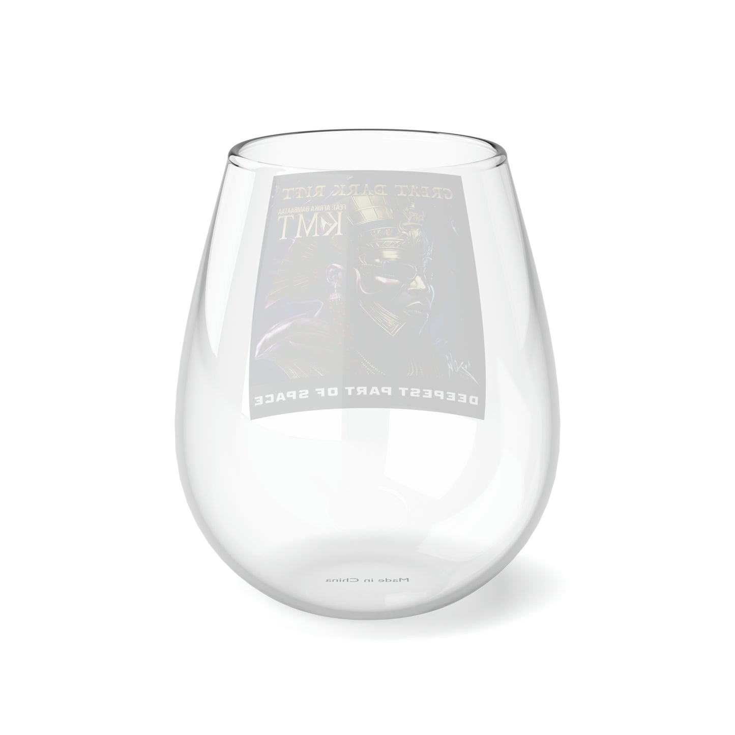 KMT LIMITED EDITION Stemless Wine Glass, 11.75oz