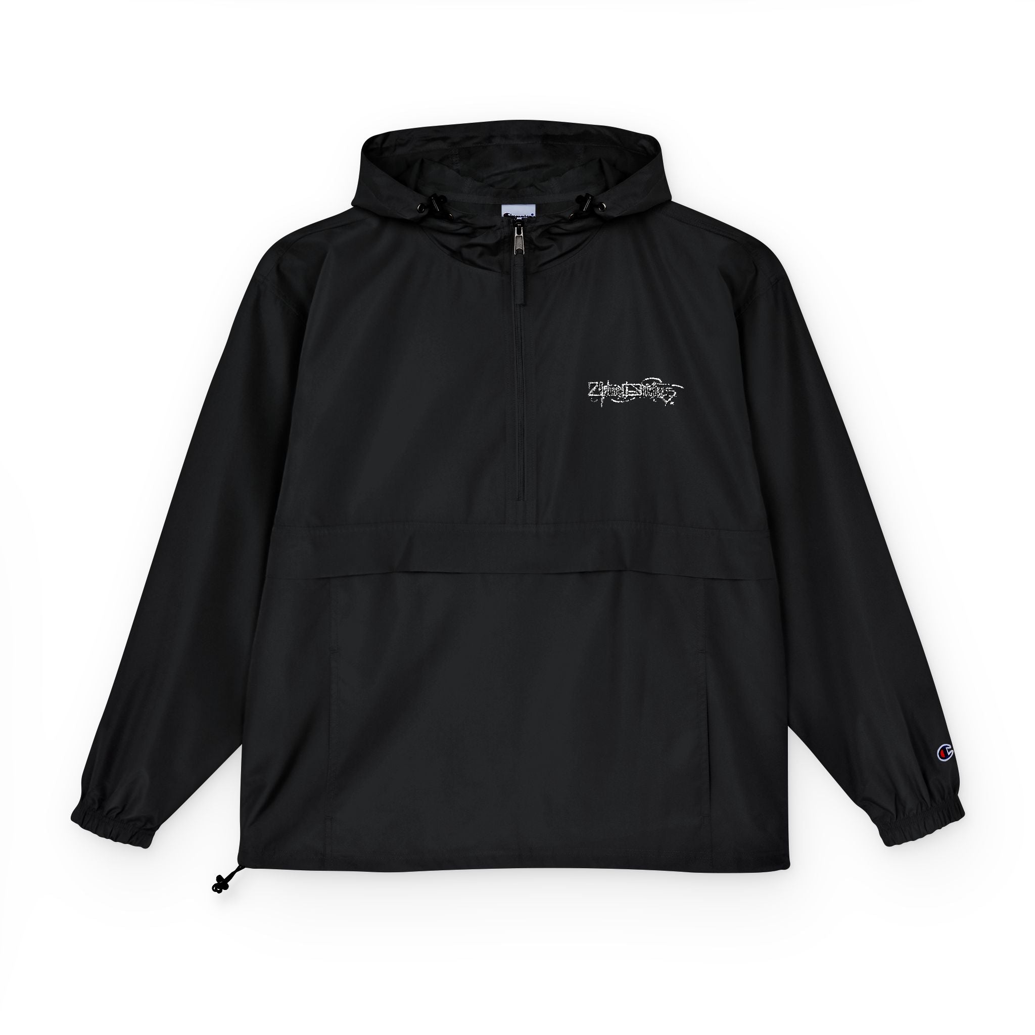 Packable Anorak Jacket — Light Blue Champion Windbreaker with