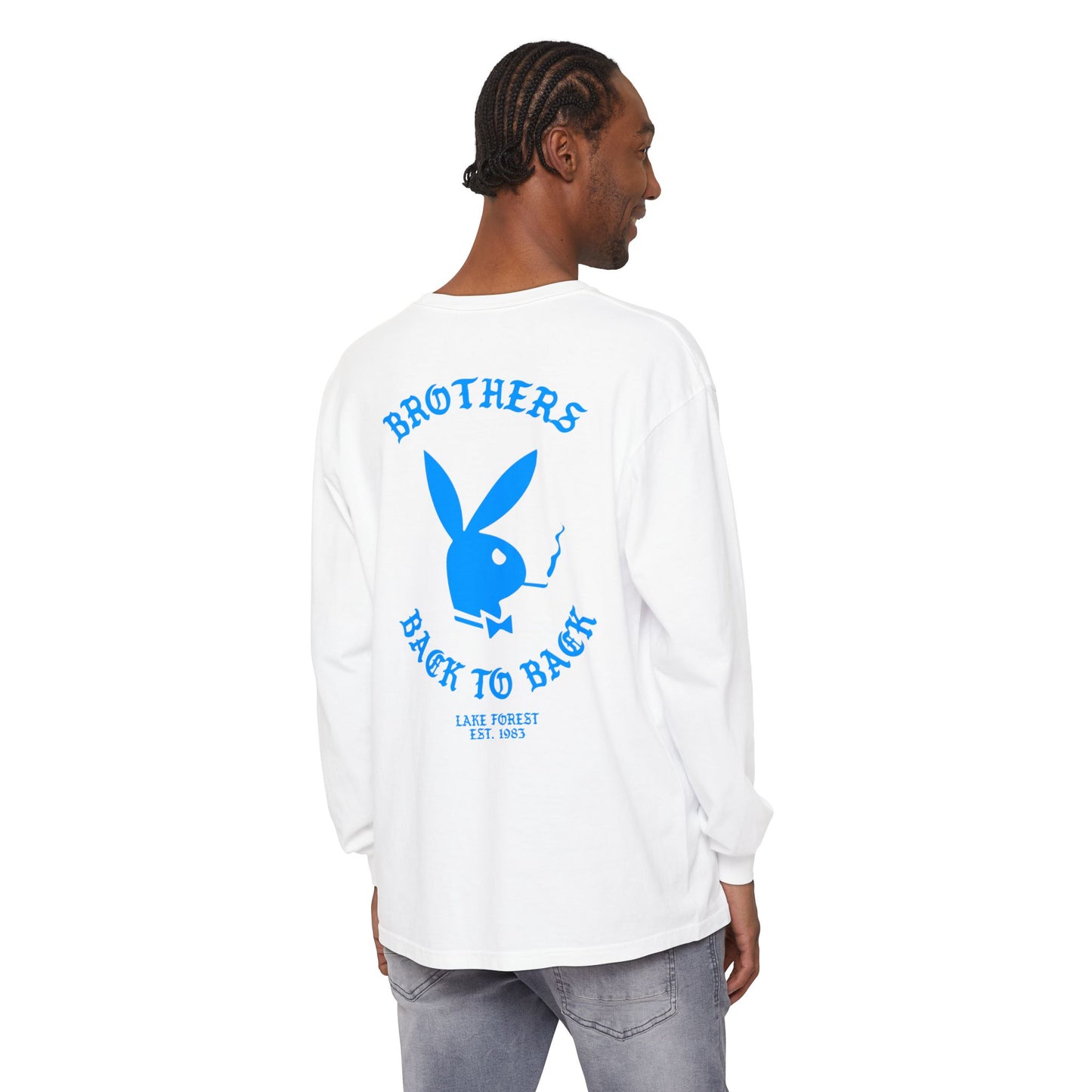 Brothers Back to Back Long Sleeve Tee — Graphic Crewneck
