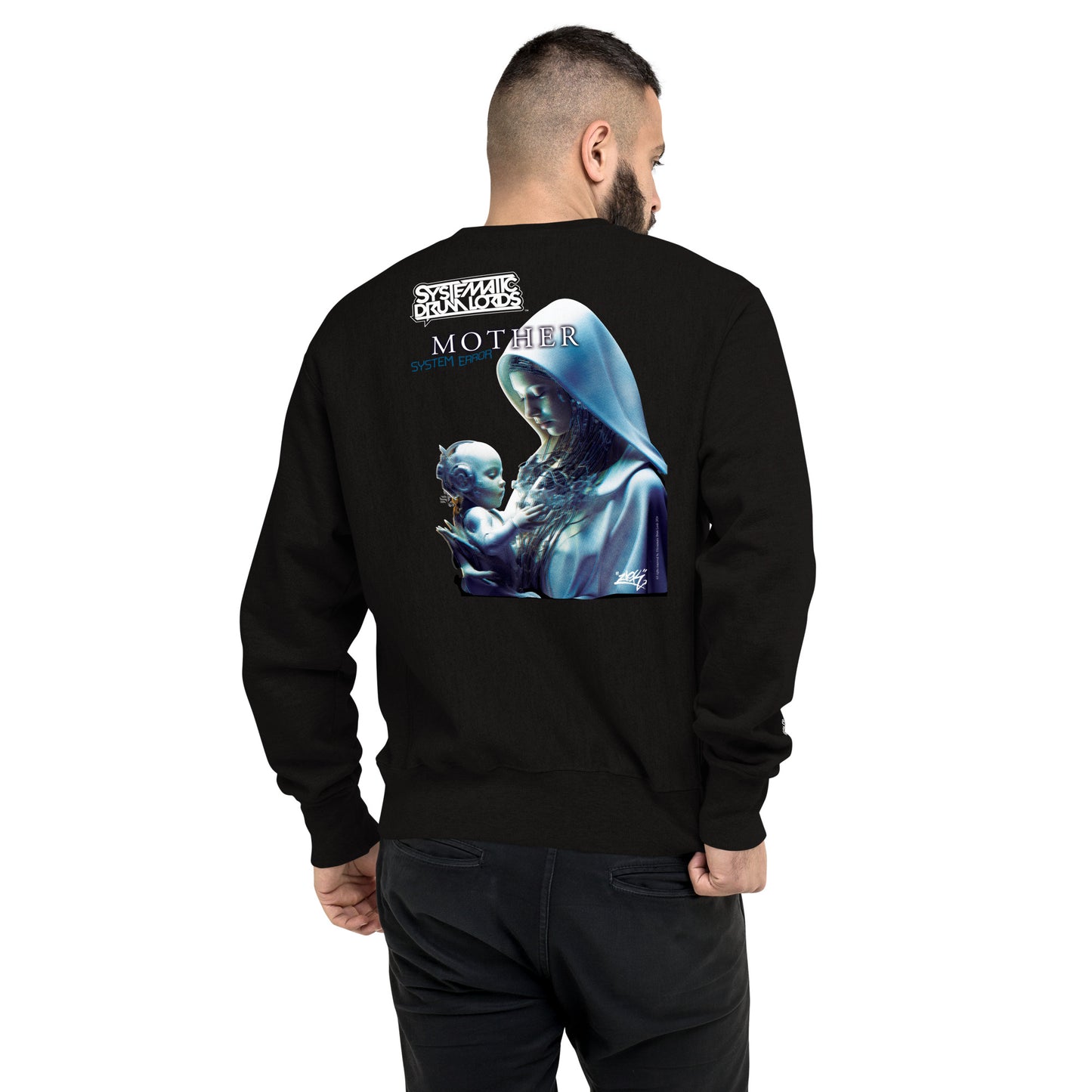 A Systematic Drum Lords Mother Error System 404 Champion Sweatshirt