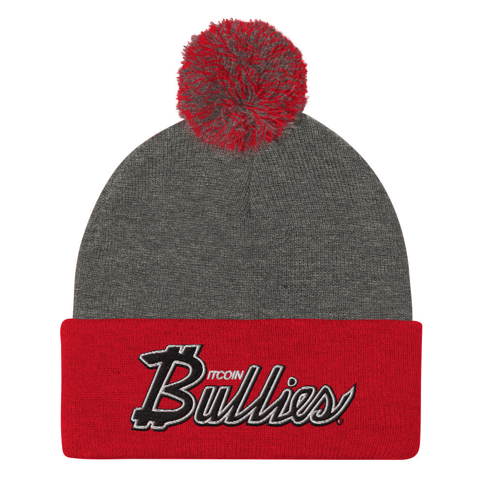 Bitcoin Bullies Pom-Pom Beanie