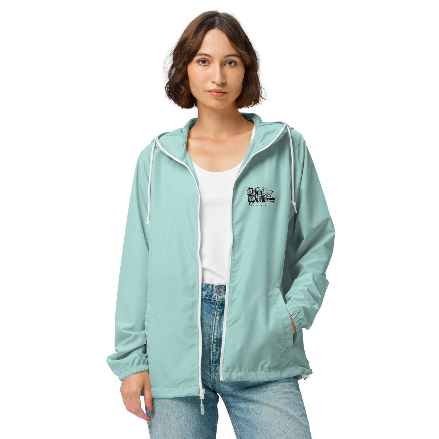 A Systematic Drum Lords Tiffany Unisex lightweight zip up windbreaker